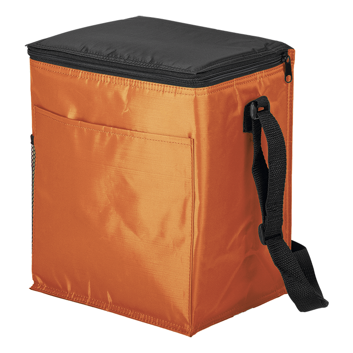 12 Can Cooler with 2 Exterior Pockets 70D PEVA Lining - Image 4