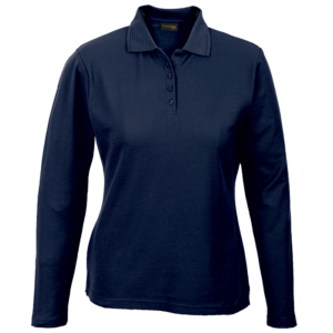 175g Pique Knit Long Sleeve Golfer Ladies