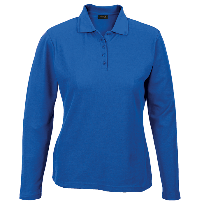 175g Pique Knit Long Sleeve Golfer Ladies - Image 6