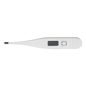 Thermometer in Transparent Box
