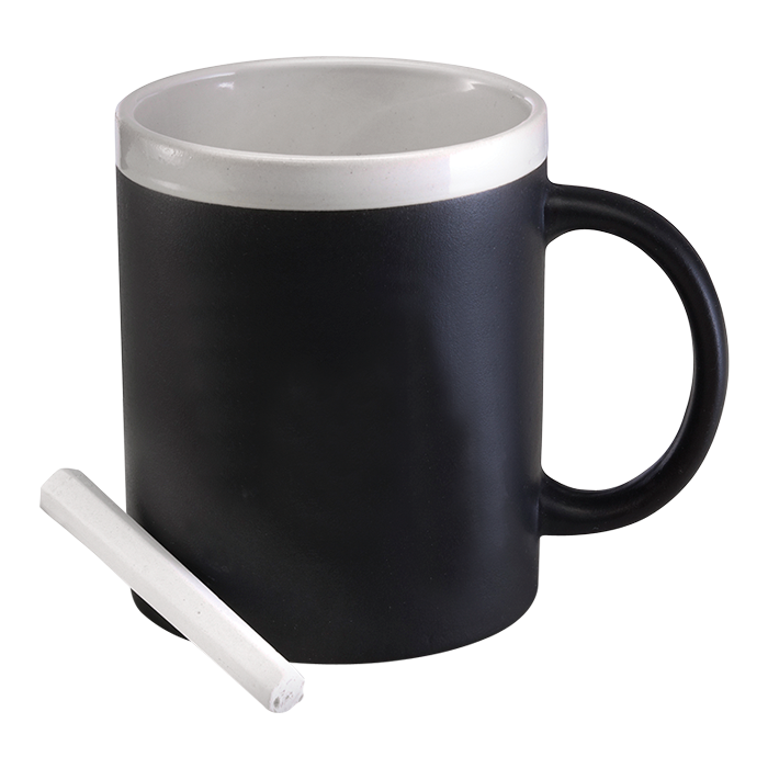 300ml Stoneware Chalk Board Mug - Image 3