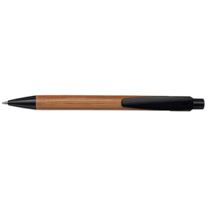 Bamboo Ballpoint Pen with Plastic Trims