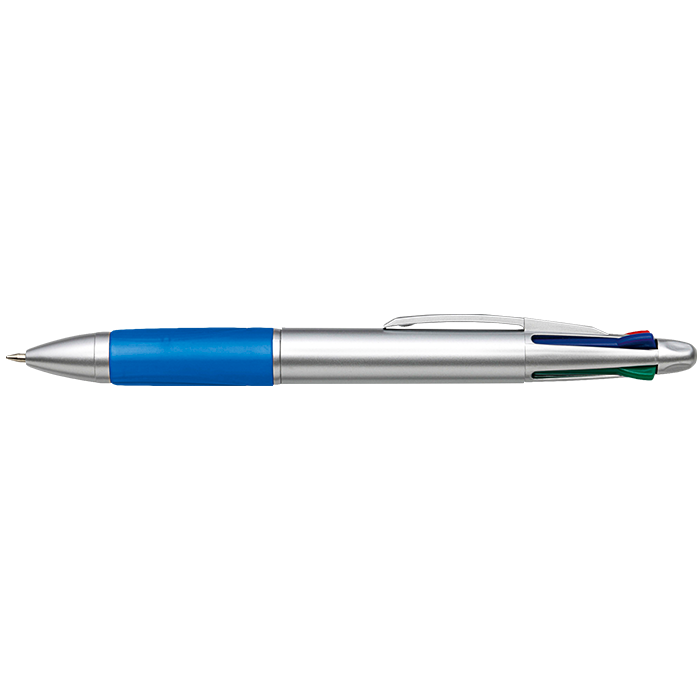 4 Colour Ballpoint Pen with Rubber Grip - Image 5