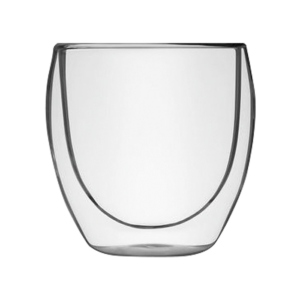 Elegant Double Wall Glass Mug in Gift Box