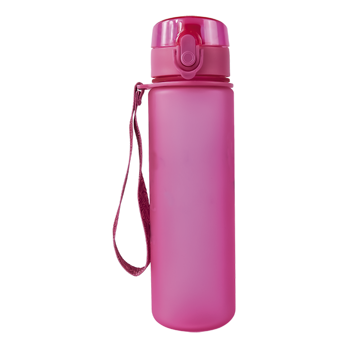 600ml Frosted Cylinder Water Bottle - Image 4
