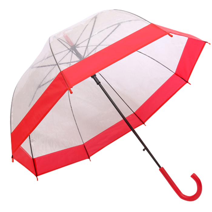 Dome Shaped Clear Umbrella - Image 4