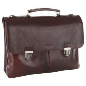 Cellini Woodridge 2 Division Flap Over Briefcase