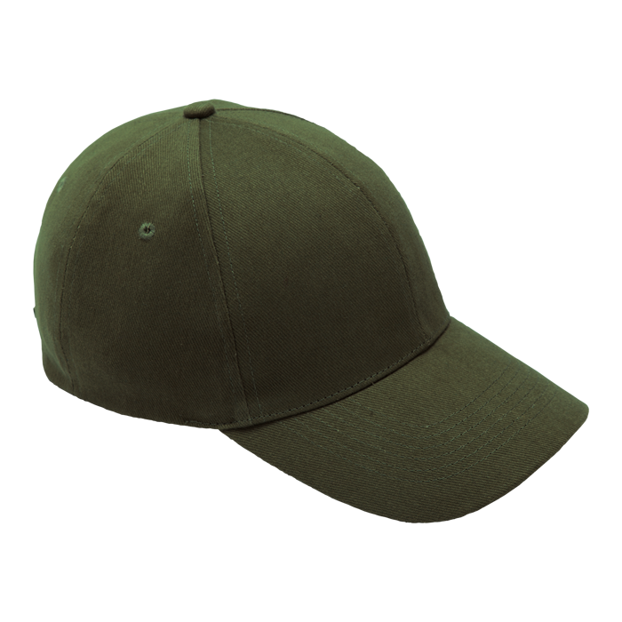 6 Panel Brushed Cotton Cap - Image 3