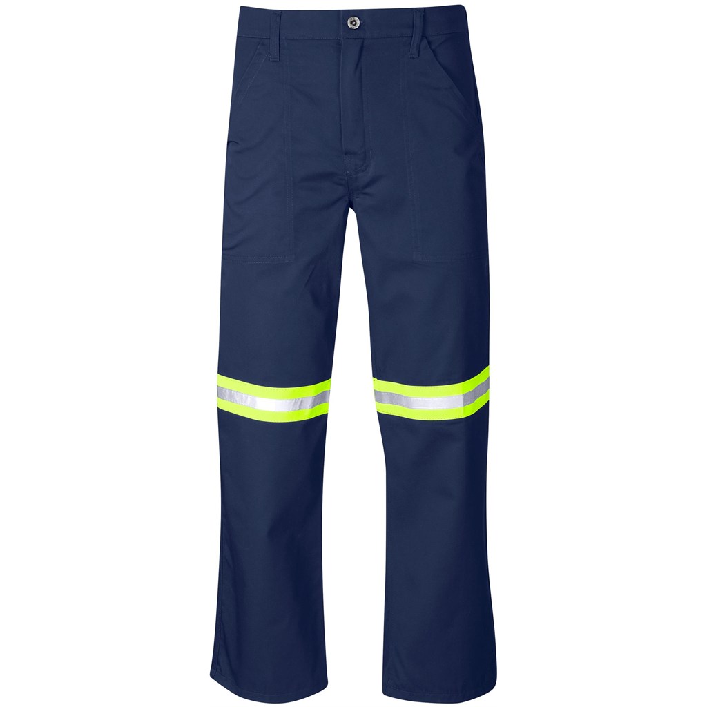 Site Premium Polycotton Pants - Reflective Legs - Yellow Tape - Image 2