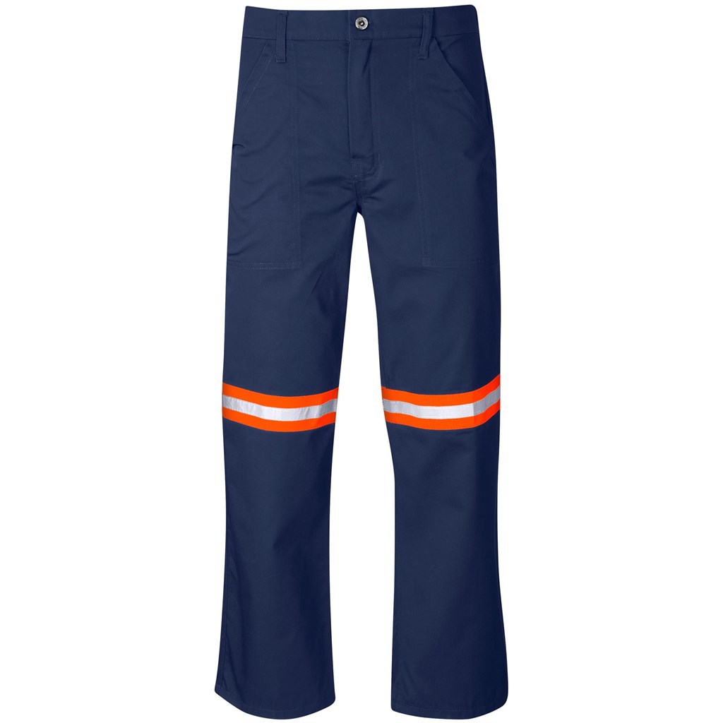Site Premium Polycotton Pants - Reflective Legs - Orange Tape - Image 2