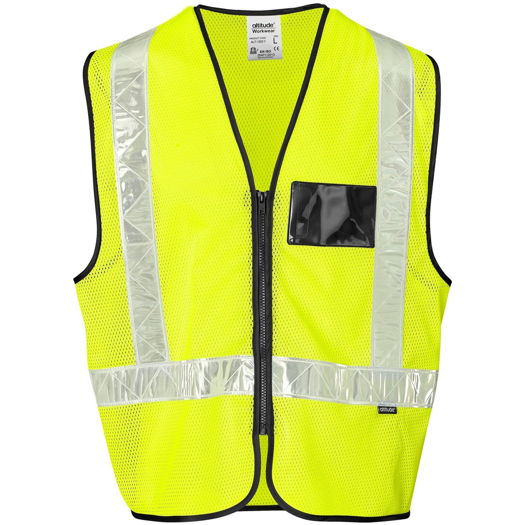 Airport Hi-Viz Reflective Full Zip Vest - Image 2