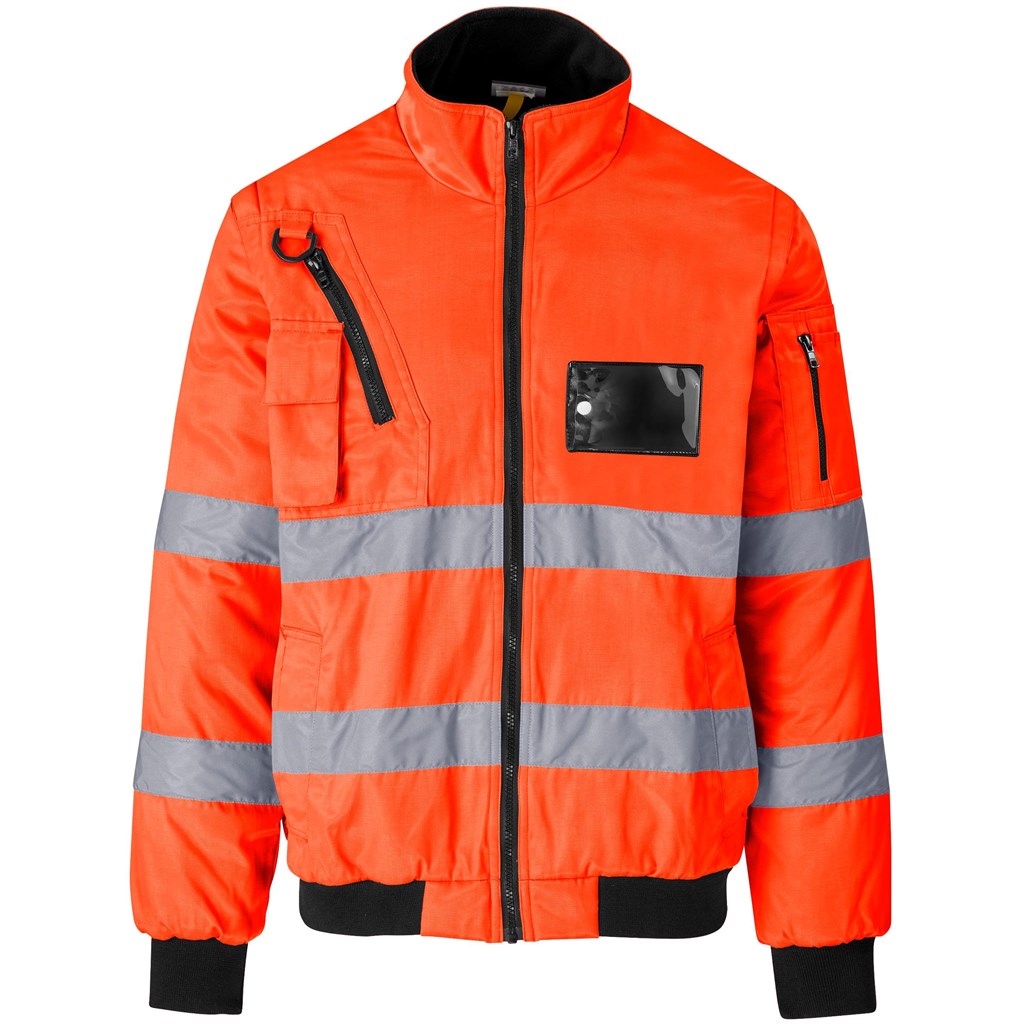 Techno Padded Hi-Viz Reflective Bunny Jacket - Image 3