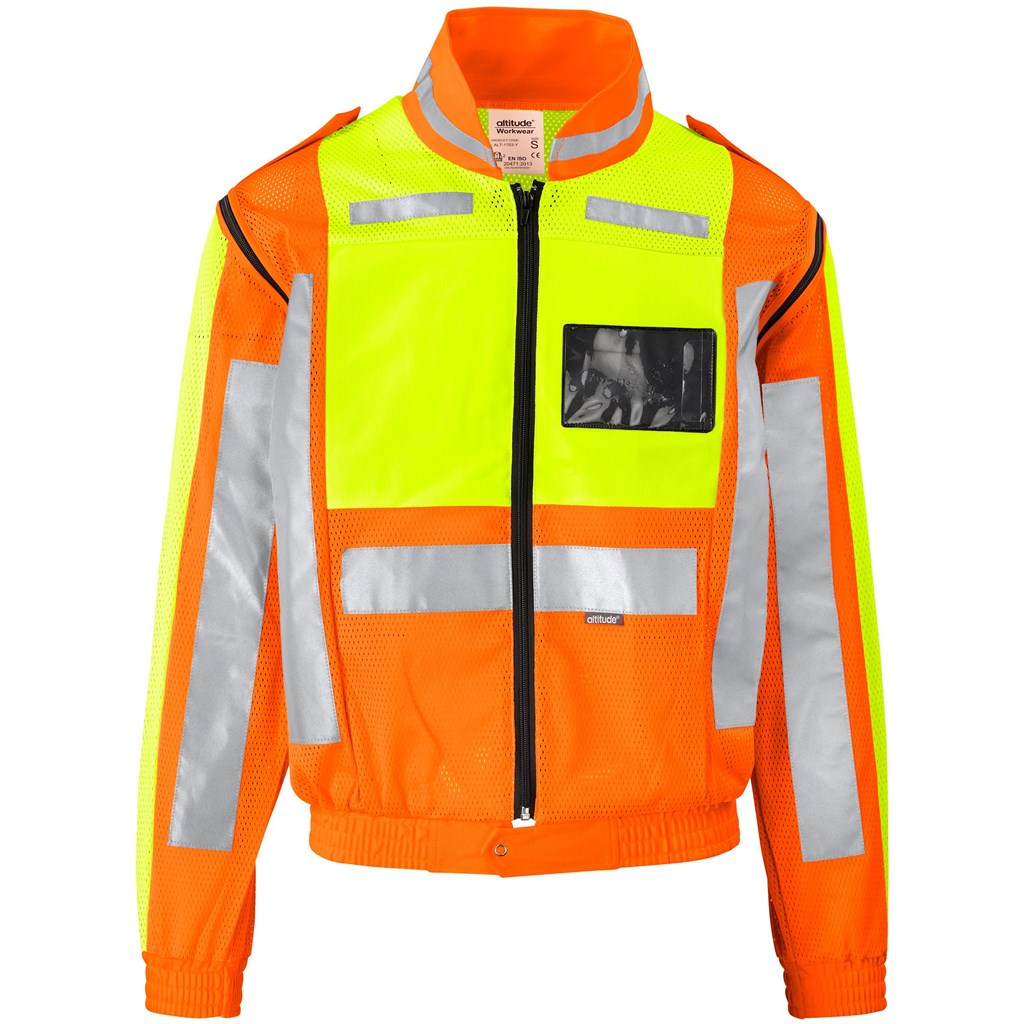 Metro Two-Tone Hi-Viz Reflective Zip-Off Jacket - Image 2