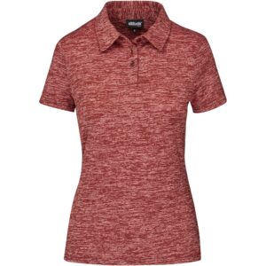 Ladies Echo Golf Shirt - Red