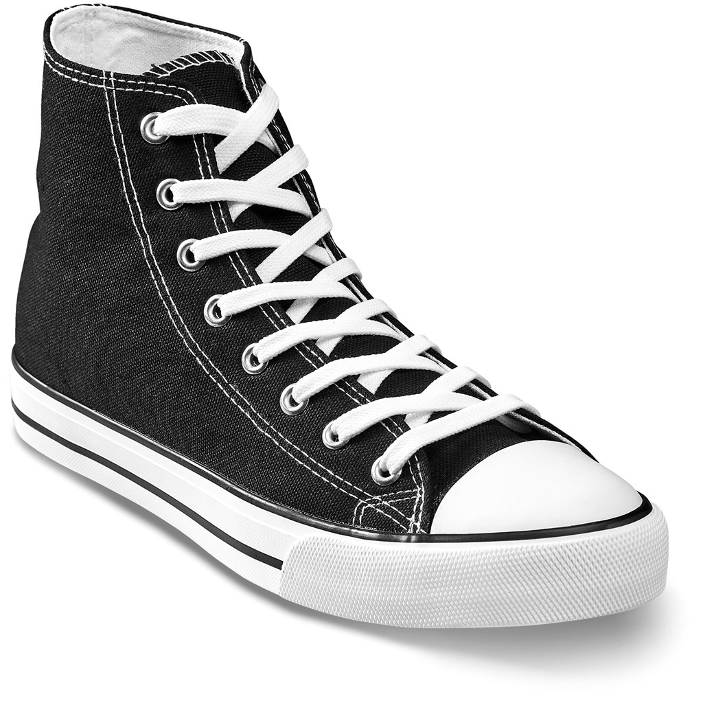 Unisex Retro High Top Canvas Sneaker - Image 2