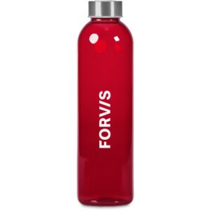 Kooshty Pura Plus Glass Water Bottle – 750ml - Red