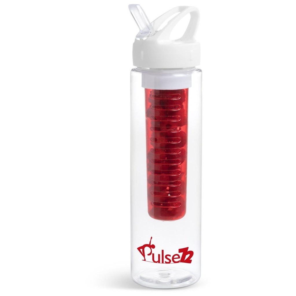 Zest Plastic Infuser Bottle - 750ml - Red - Image 2