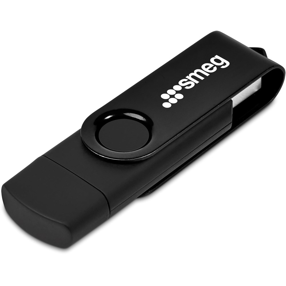 Shuffle Gyro Black Flash Drive – 8GB - Image 2