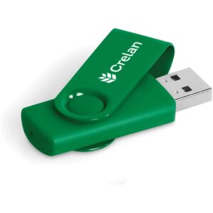 Axis Gyro Flash Drive - 16GB - Green