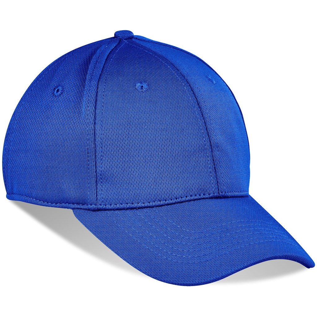 Ace 6 Panel Fitted Cap - White - Image 5