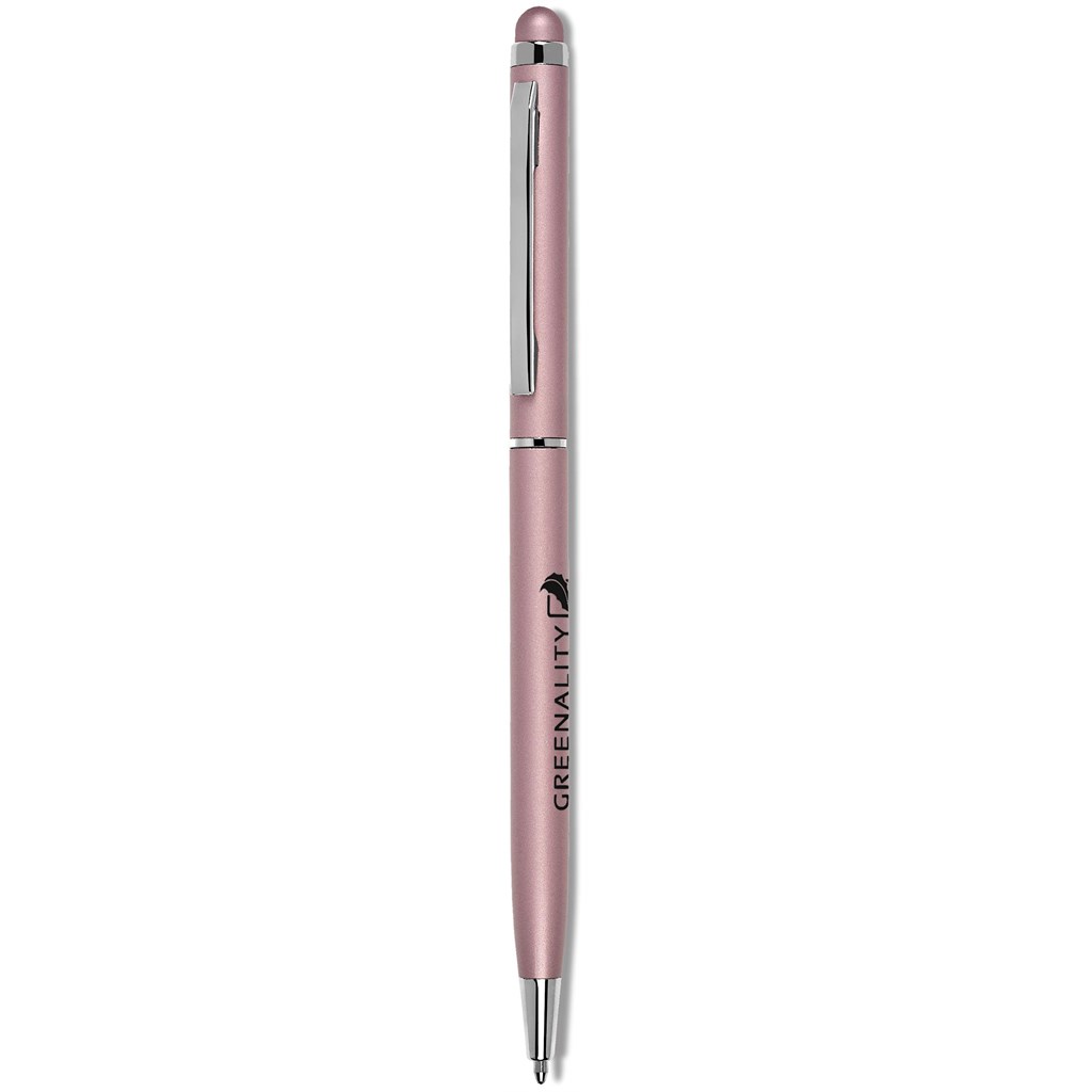 Altitude Hamptons Slim Stylus Ball Pen - Rose Gold - Image 2