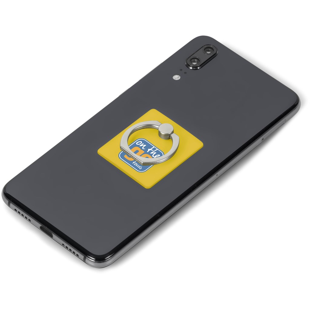 Altitude Tuscan Ring Grip & Phone Stand - Yellow - Image 2