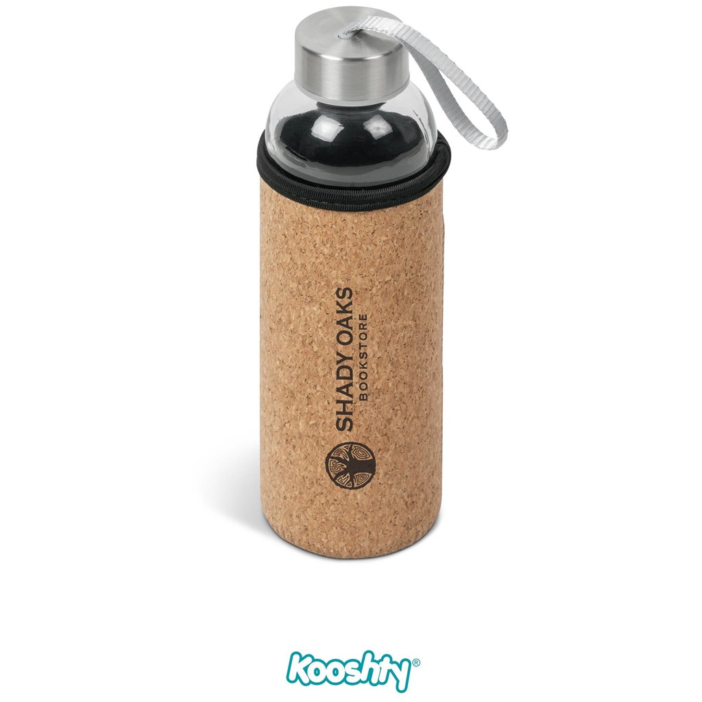 Kooshty Kork Glass Water Bottle - 500ml - Image 2