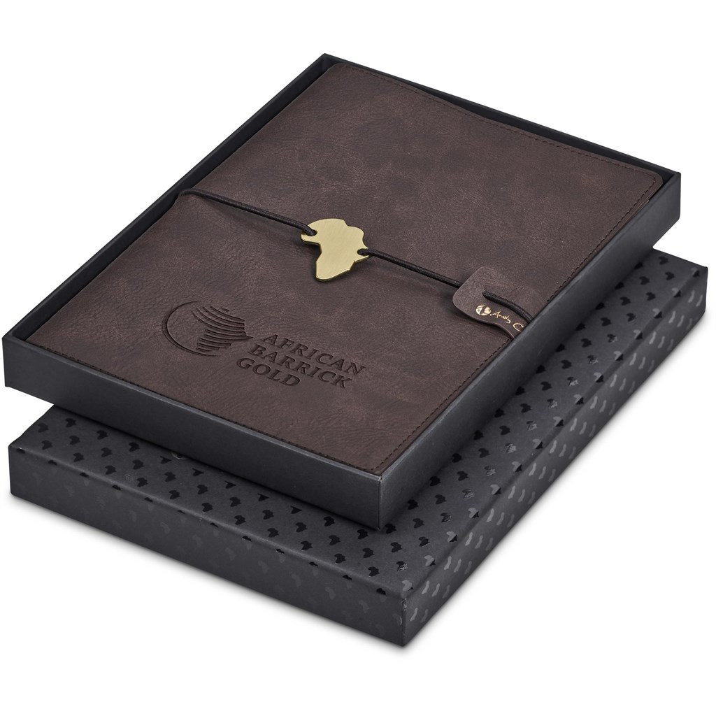 Andy Cartwright Afrique Cowskine A5 Soft Cover Notebook - Image 2