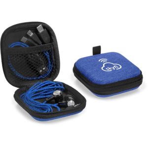 Altitude Orleans 3-In-1 Connector Cable & Earbuds - Blue