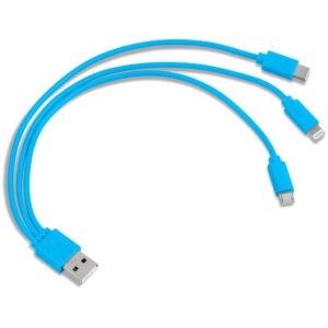 Altitude Hat-Trick Tri-Cable - Cyan