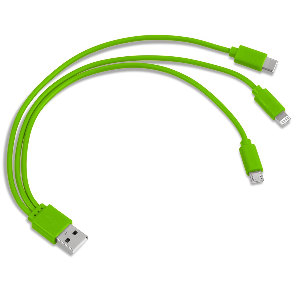 Altitude Hat-Trick Tri-Cable - Lime - Image 2