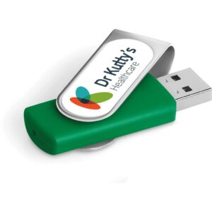 Axis Dome Flash Drive - 8GB - Green