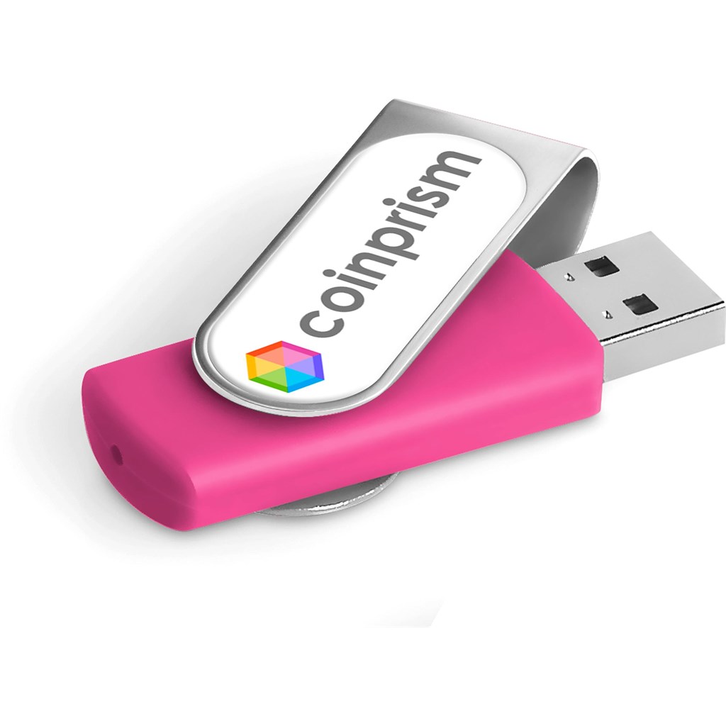 Axis Dome Flash Drive - 8GB - Pink - Image 2