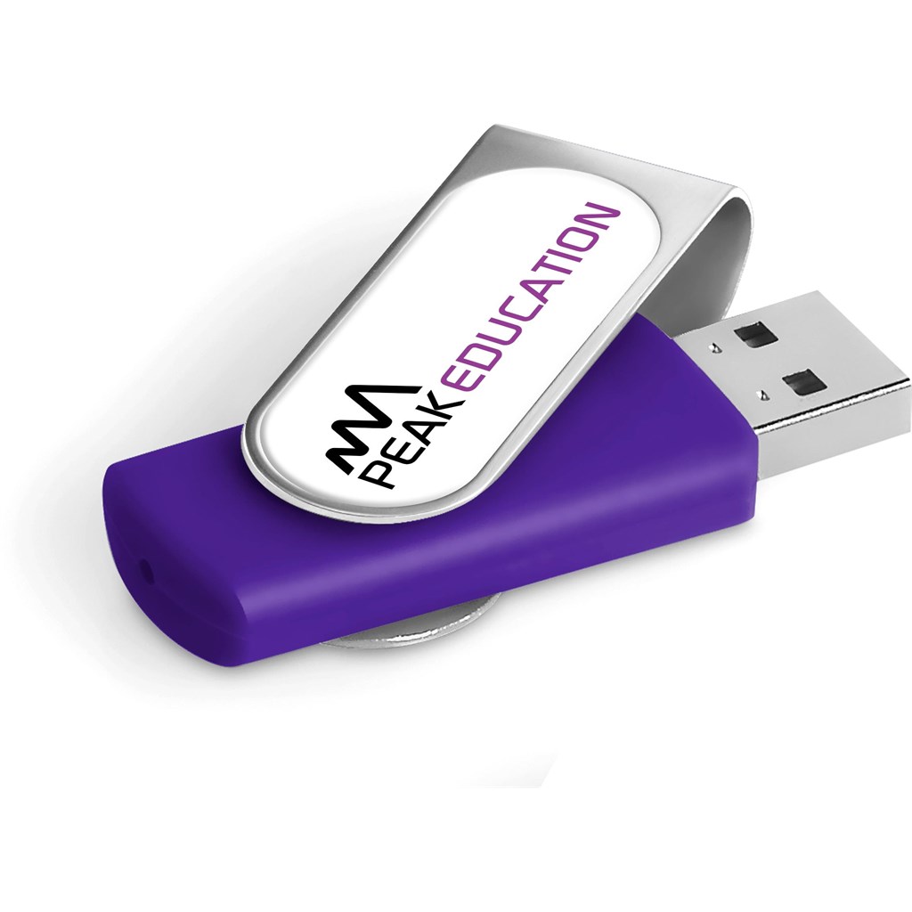 Axis Dome Flash Drive - 8GB - Purple - Image 2