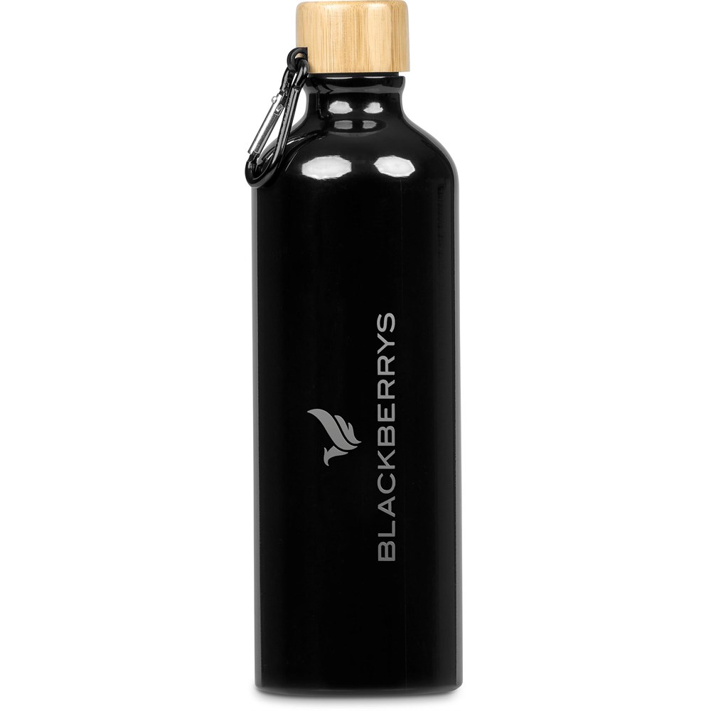 Serendipio Origen Aluminium & Bamboo Water Bottle – 750ml - Image 2