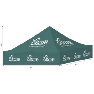 Ovation Sublimated Gazebo 2m X 2m - Roof (Excludes Hardware)