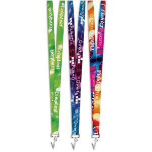 Altitude Crocodile Clip Double-Sided Sublimation Petersham Lanyard