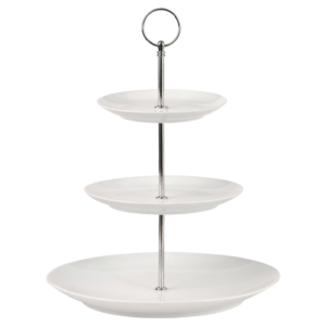 White Basics 3 Tiered Cake Stand