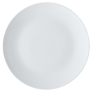 White Basics Coupe Plate