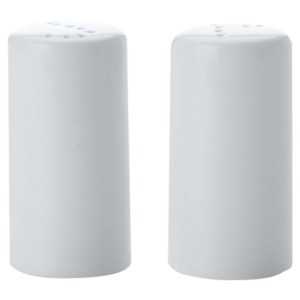 White Basics Cylindrical Salt & Pepper