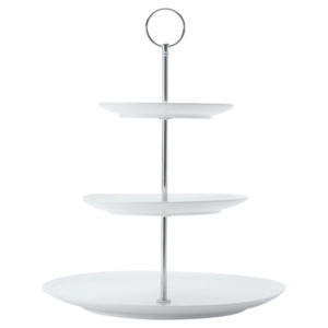White Basics Diamonds 3-Tier Cake Stand