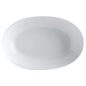 White Basics Oval Bowl