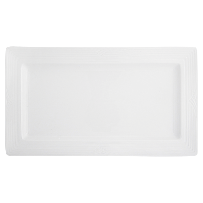 Arctic White Rectangle Plate