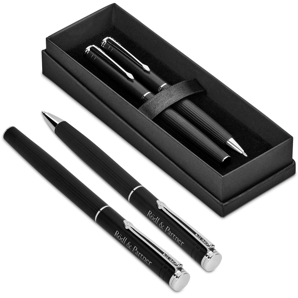 Alex Varga Mollino Ball Pen & Rollerball Set - Image 2
