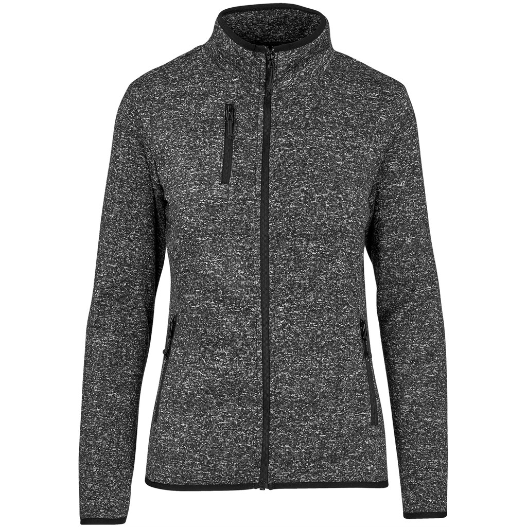 Ladies Paragon Fleece Jacket - Charcoal - Image 2