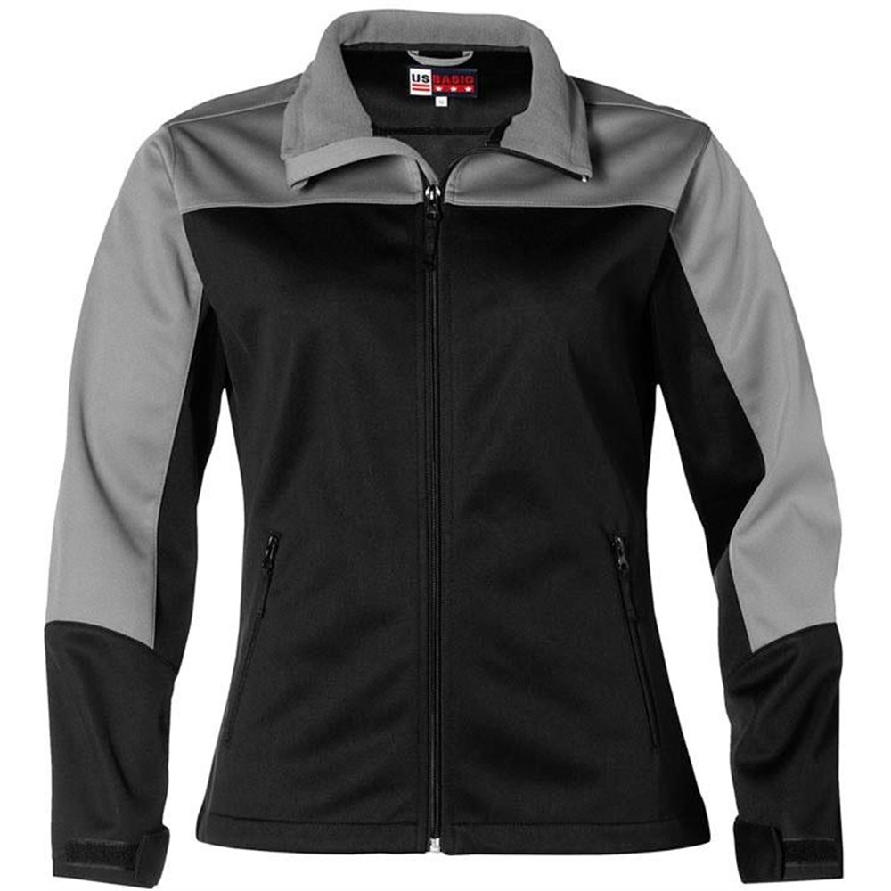 Ladies Attica Softshell Jacket - Black - Image 2