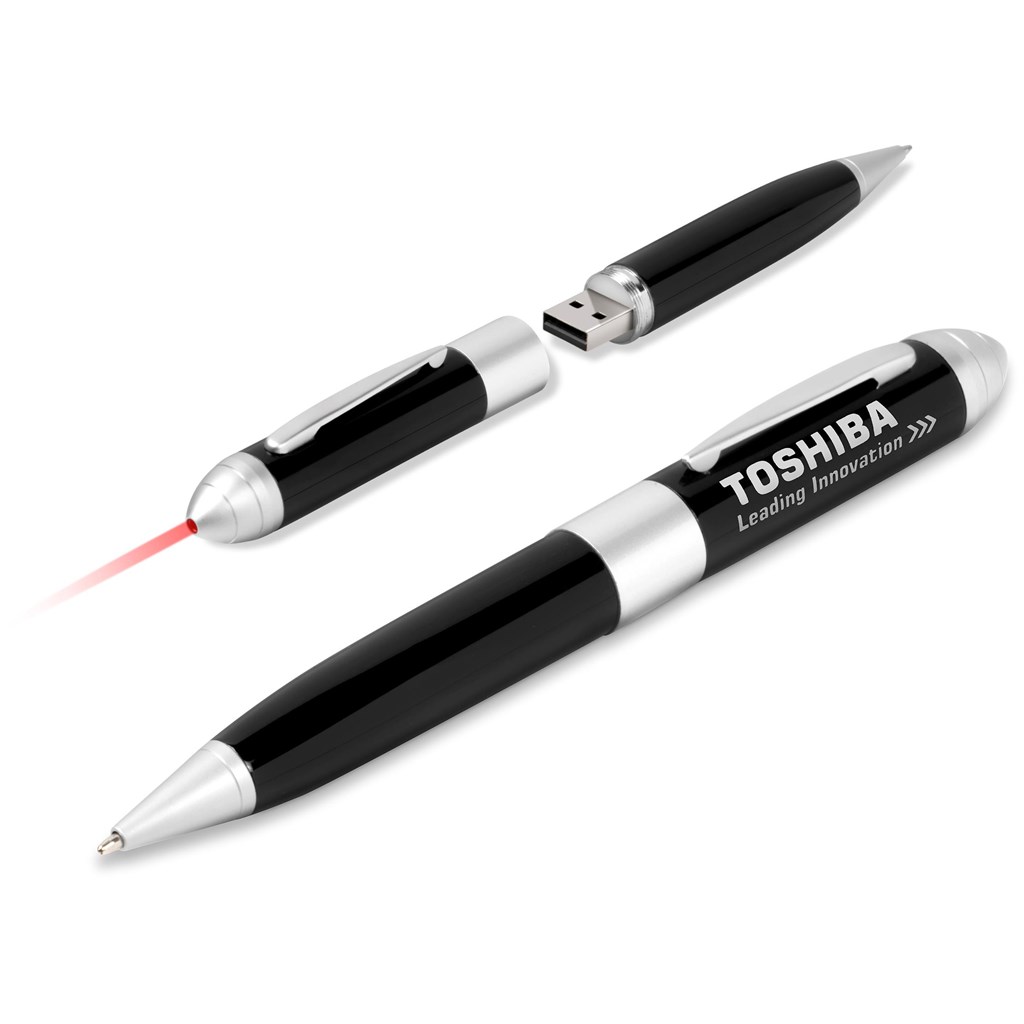 Kilobyte USB Pen & Laser Pointer - 8GB - Image 2