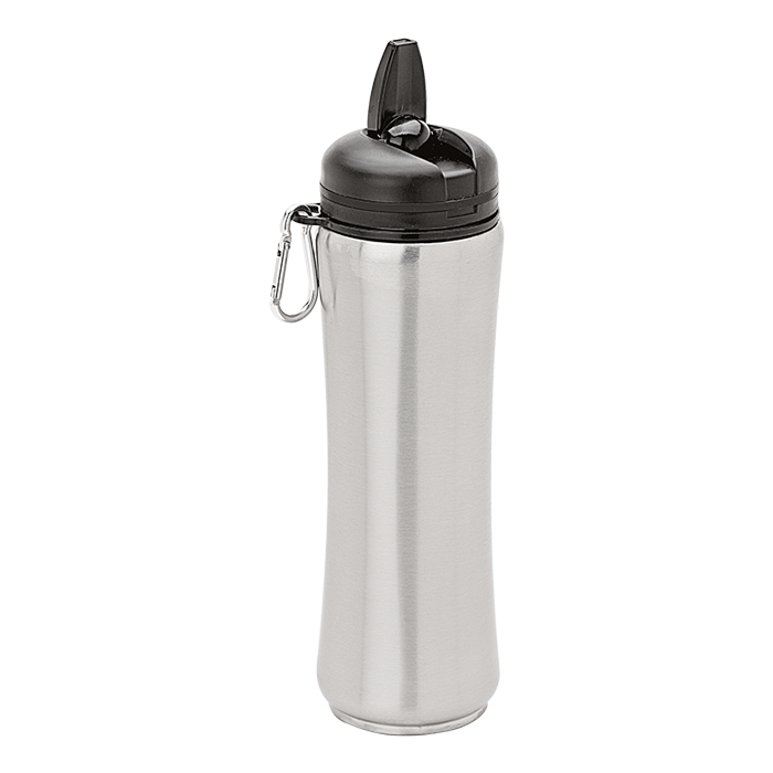 750ml Stainless Steel Bottle with Carabiner - Image 3
