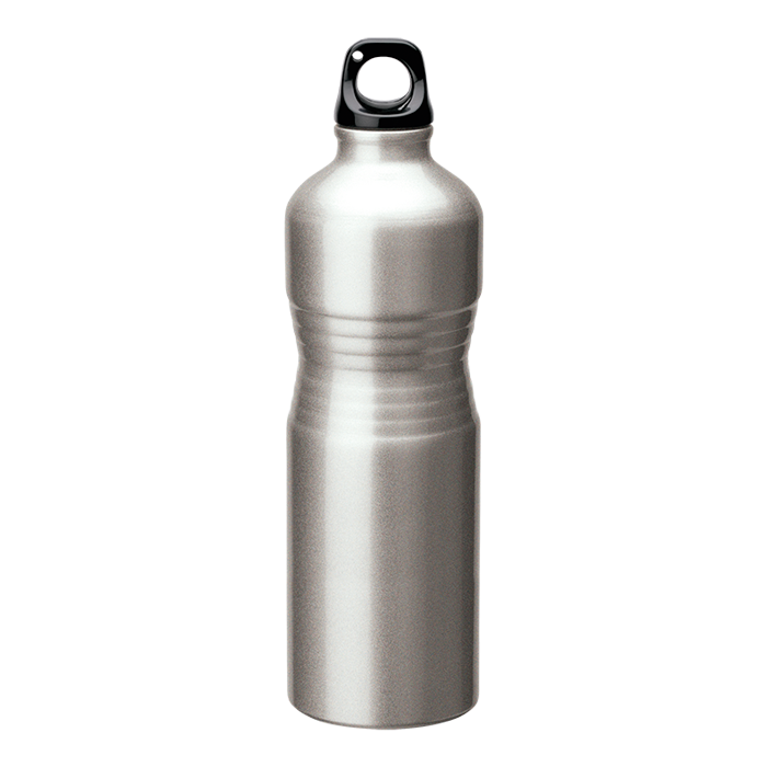 680ml Shaped Aluminium Water Bottle - Image 4