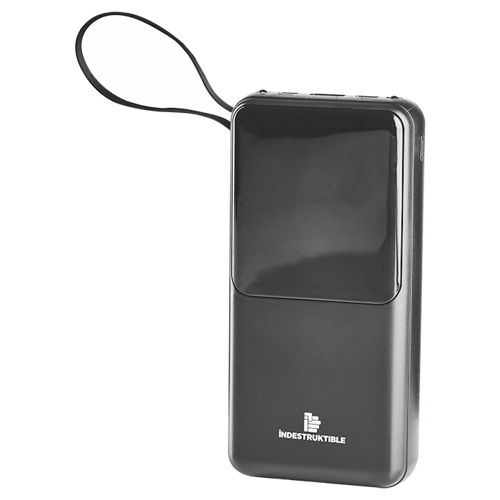 20000mAh power bank with built in cables - Image 3